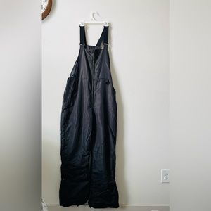 Men Swiss Tech Snowpants size M Skisuit Black Overalls